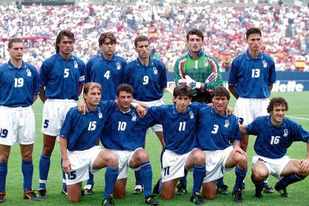 Football, EURO 2012, History: World Cup 1994: Italy - Spain 2:1