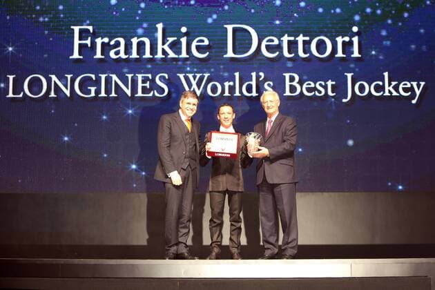 Equestrian Sport, Gallop, Frankie Dettori receives Longines World s Best Jockey Award
