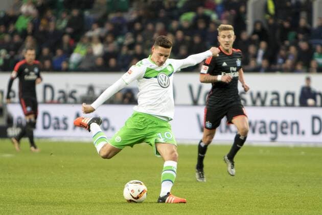 Football, VfL Wolfsburg - Hamburger SV
