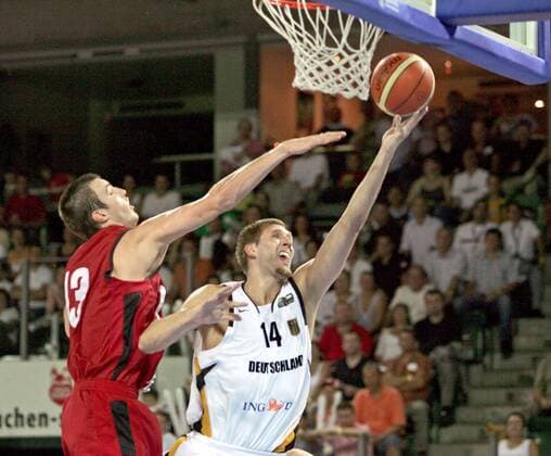 Basketball, international match, Germany - Canada 95:75