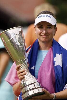 Golf, Ladies, Karrie Webb wins the Evian Masters
