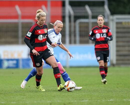 Football, 1. BL Women, Bayer Leverkusen - 1. FFC Frankfurt