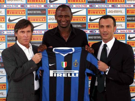 Football, Italy, Serie A, Patrick Vieira new signing for Inter Milan