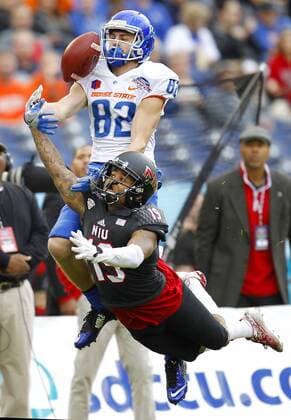 American football, NCAA, Boise State wins Poinsettia Bowl