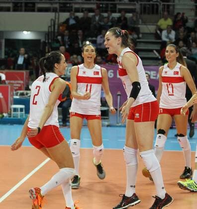 Volleyball, European Championship Quali, Women, Turkey beats Croatia