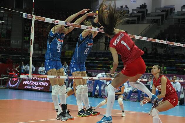 Volleyball, European Championship Quali, Women, Italy - Russia