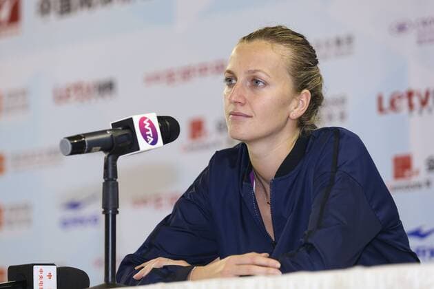 Tennis, WTA in Shenzen, Pk with Petra Kvitova and Zheng Saisai