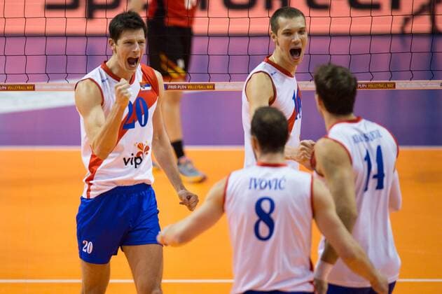 Volleyball, Olympic Quali, Serbia - Belgium