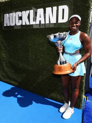 Tennis, WTA Tournament in Auckland, Sloane Stephens wins final against Julia Görges