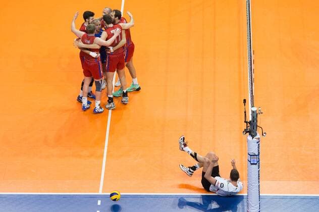 Volleyball, Olympic Quali, Germany loses to Russia