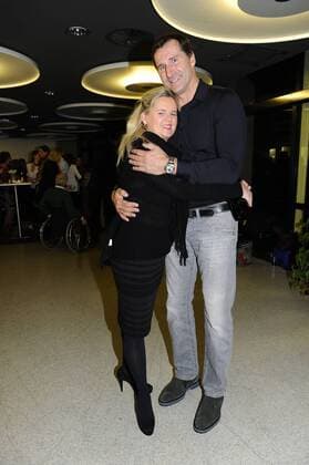 Lars Riedel and girlfriend Katja Gruber at the premiere of Apassionata in Munich