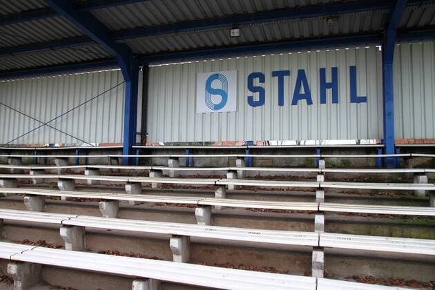 football, stadium history FC Stahl Brandenburg