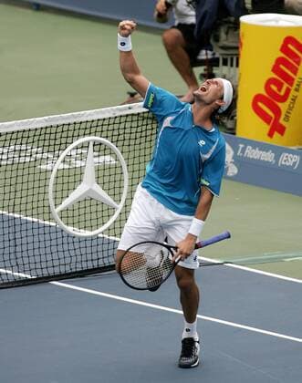 Tennis, ATP Masters Series in Cincinnati, Andy Roddick wins the final against Juan Carlos Ferrero