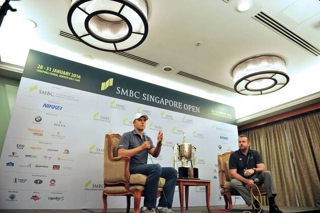 Golf, Press Event for the SMBC Singapore Open