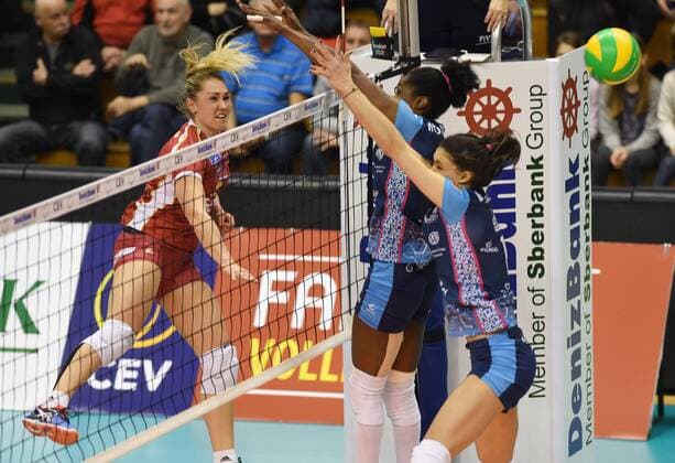Volleyball, Women's Champions League, VK Agel Prostejov - Chemik Police