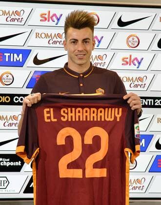 Football, Stephan El Shaarawy is presented as new arrival of AS Roma
