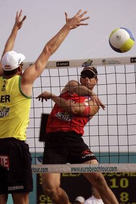 Beach Volleyball, Nestea European Championship, Julius Brink and Christoph Dieckmann are European Champions