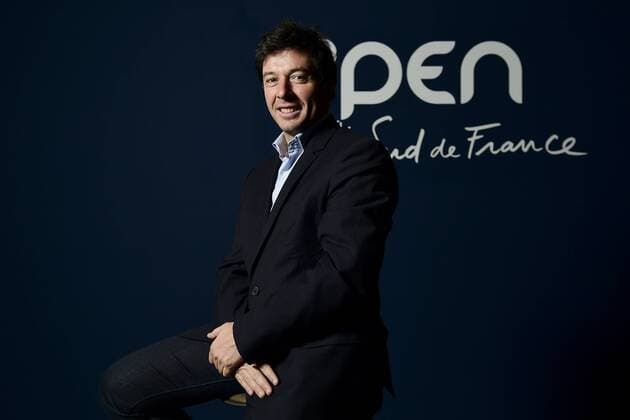 Tennis Photo Shoot Sebastien Grosjean - Tournament Director Open Sud de France in Montpellier