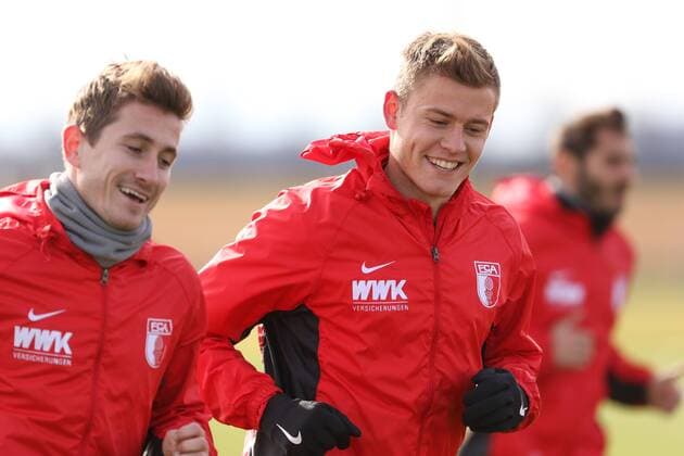 Football, Alfred Finnbogason - New signing for FC Augsburg