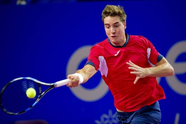 Tennis, Jan Lennard Struff at the Open Sud de France in Montpellier