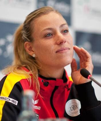 Tennis, Fed Cup, PK with Angelique Kerber