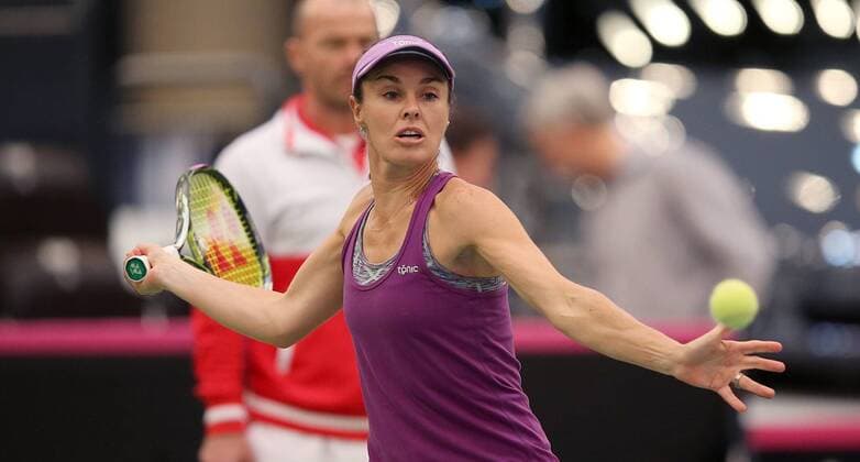 Tennis, Ladies, FedCup, Training Martina Hingis in Leipzig