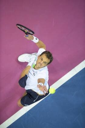 Tennis, ATP Tournament in Montpellier, Alexander Zverev - Paul Henri Mathieu