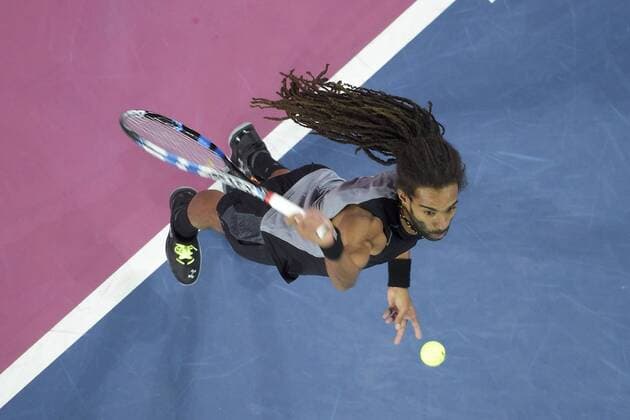 Tennis, ATP Tournament in Montpellier, Dustin Brown - Richard Gasquet