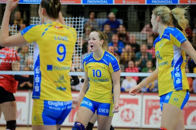 Volleyball, 1. BL Women, Schweriner SC - Rote Raben Vilsbiburg