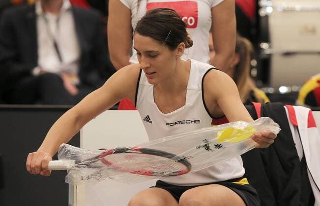 Tennis, FedCup, Germany - Switzerland, Andrea Petkovic in action