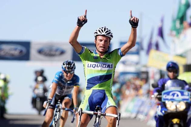 Cycling, Vuelta, Danilo di Luca wins 5th stage
