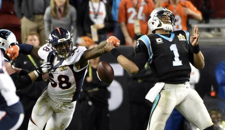 American football, NFL Super Bowl 50, Denver Broncos - Carolina Panthers