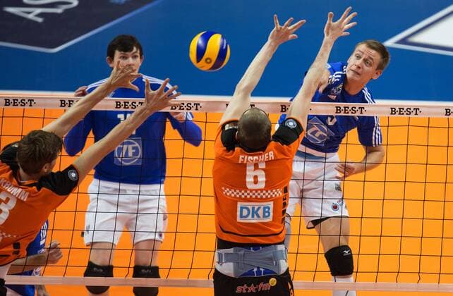 Volleyball, 1. BL, Berlin Recycling Volleys - VfB Friedrichshafen