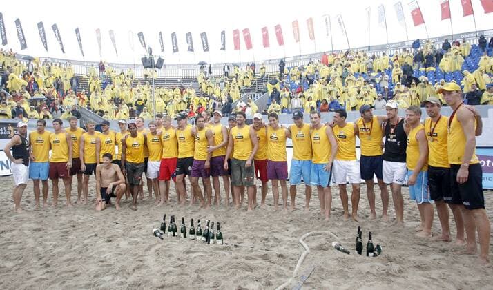 Beach Volleyball, German Championship, Brink Dieckmann win at Timmendorfer Strand