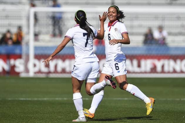 Football, Women, Olympic Qualifier, Costa Rica - Puerto Rico