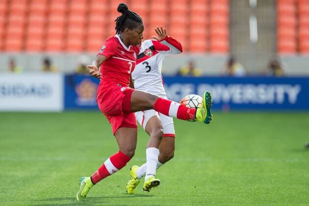 Football, Women, Olympic Qualifier, Canada - Trinidad & Tobago