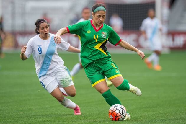 Football, Women, Olympic Qualifier, Guatemala - Guyana