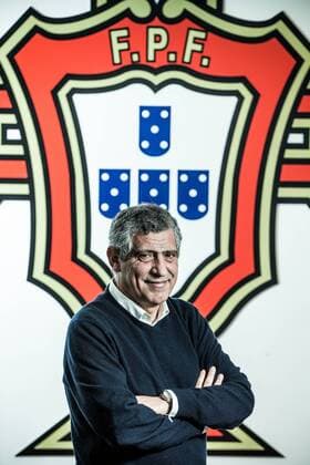Football, photo shoot with Fernando Santos