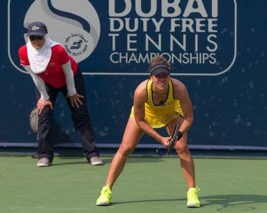 Tennis, Julia Görges loses to Barbora Strycova, WTA Tournament in Dubai