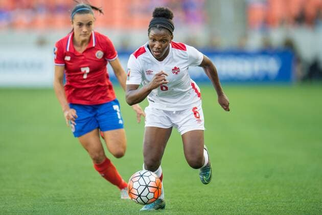 Football, Women, CONCACAF Olympic Qualifiers, Canada - Costa Rica