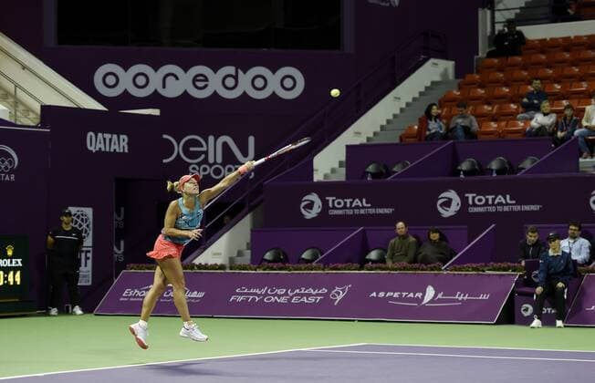 Tennis, WTA tournament in Doha, Angelique Kerber eliminated