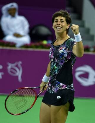 Tennis, WTA tournament in Doha, Carla Suarez Navarro wins final against Jelena Ostapenko
