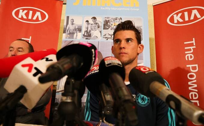 Tennis, Dominic Thiem PK in Vienna