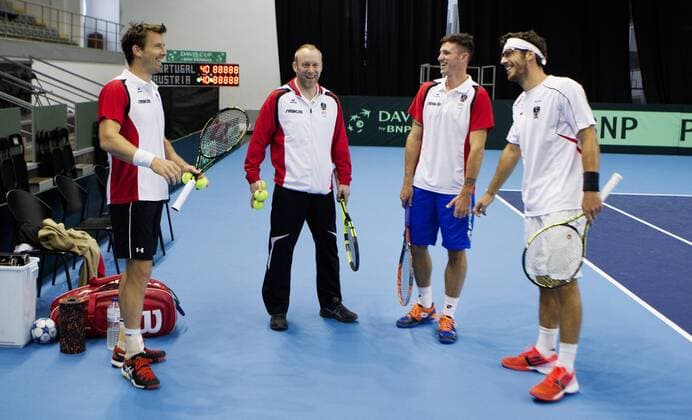 Tennis, Davis Cup, Training Austria
