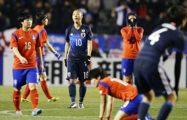 Football, Women, Olympic Qualification, Japan - South Korea