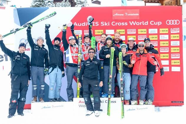 Ski Freestyle, World Cup in Arosa, Team Canada wins Nations Cup in Ski Cross