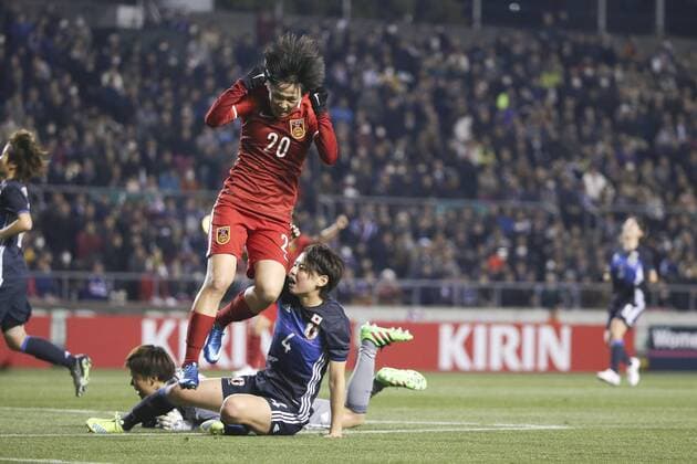 Football, Women, Olympic Quali - Japan - China