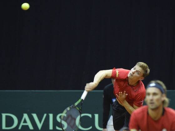 Tennis, Davis Cup, Belgium - Croatia, Doubles
