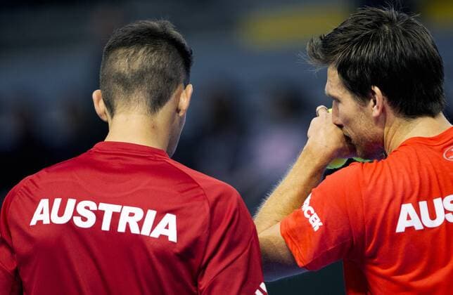 Tennis, Davis Cup, Portugal - Austria, Doubles