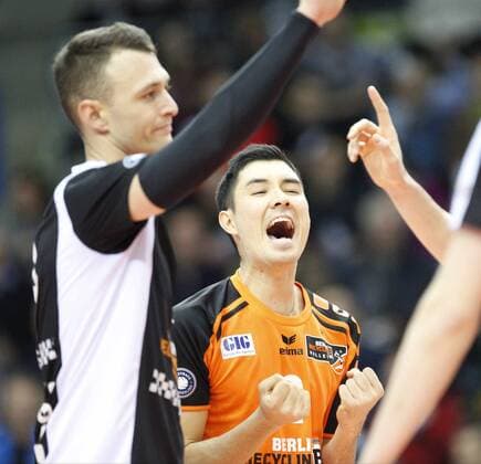Volleyball, 1. BL, United Volleys Rheinmain - BR Volleys Berlin